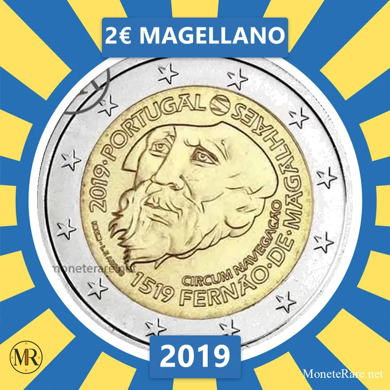 Estland 2€ Magellano 2019 (Münzfoto)