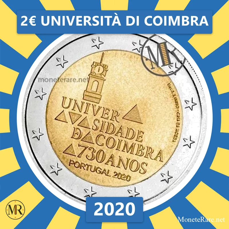 Estland 2€ Università di Coimbra 2020 (Münzfoto)