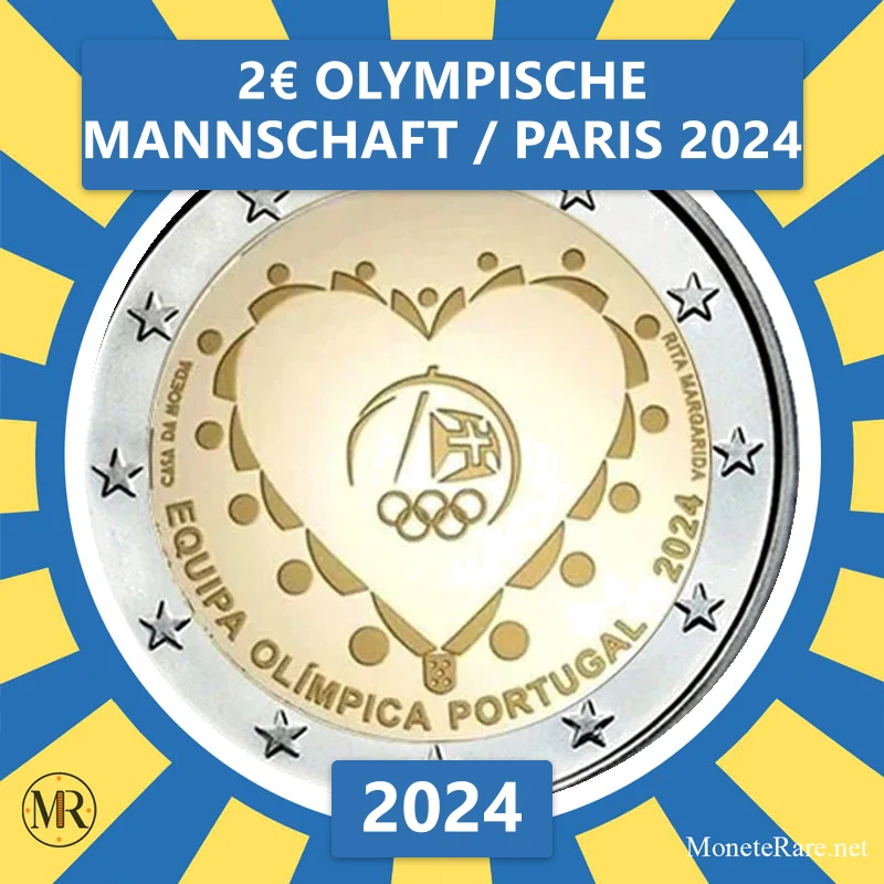 Estland 2€ Olympische Mannschaft / Paris 2024 2024 (Münzfoto)