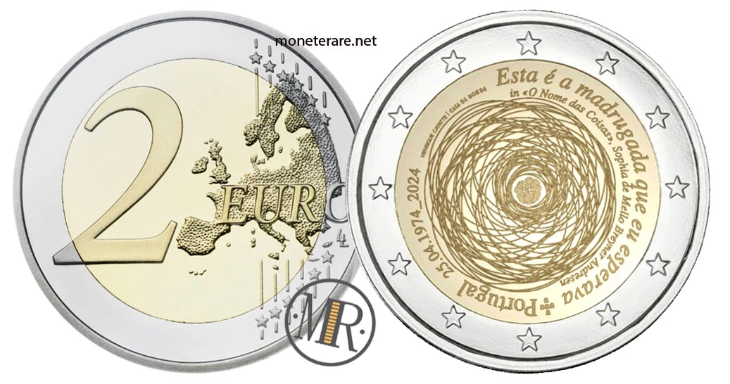 Portugal 2-Euro-Gedenkmünze 2024 – 50° Rivoluzione 25 aprile 1974