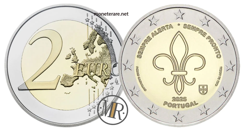 Portugal 2-Euro-Gedenkmünze 2025 – Scautismo mondiale