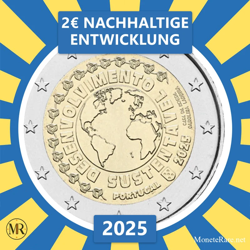 Estland 2€ Nachhaltige Entwicklung 2025 (Münzfoto)
