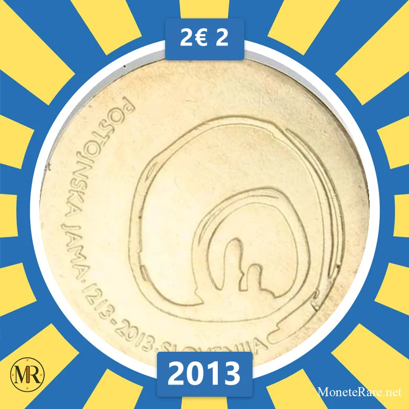 Slowenien 2€ 2 2013 (Münzfoto)