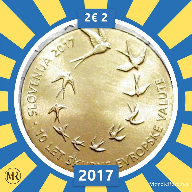 Slowenien 2€ 2 2017 (Münzfoto)