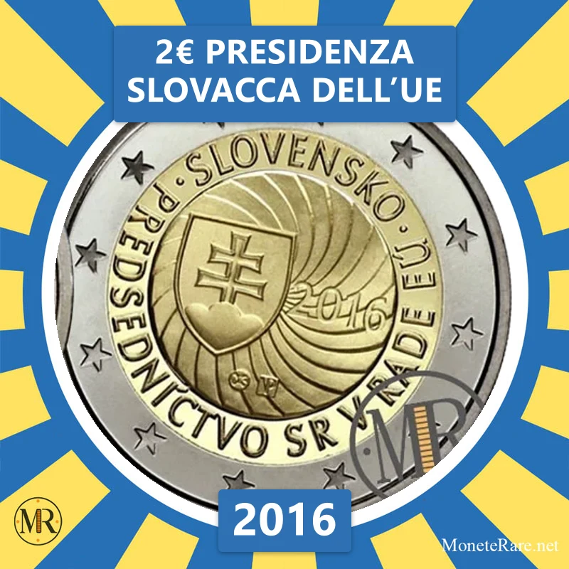 Slowakei 2€ Slowakische EU-Präsidentschaft 2016 (Münzfoto)
