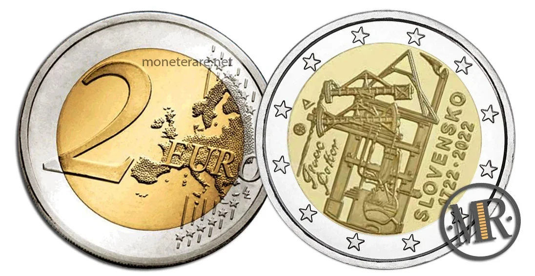 2-Euro-Gedenkmünze Slowakei 2023 Erste Dampfmaschine