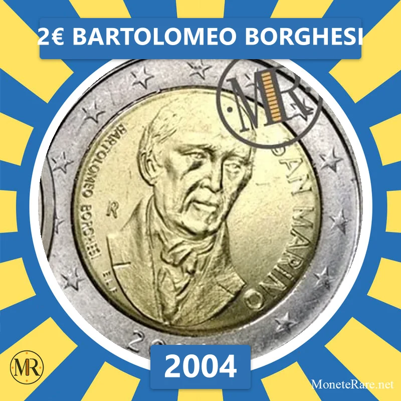 Estland 2€ Bartolomeo Borghesi 2004 (Münzfoto)