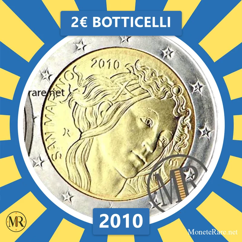 Estland 2€ Botticelli 2010 (Münzfoto)