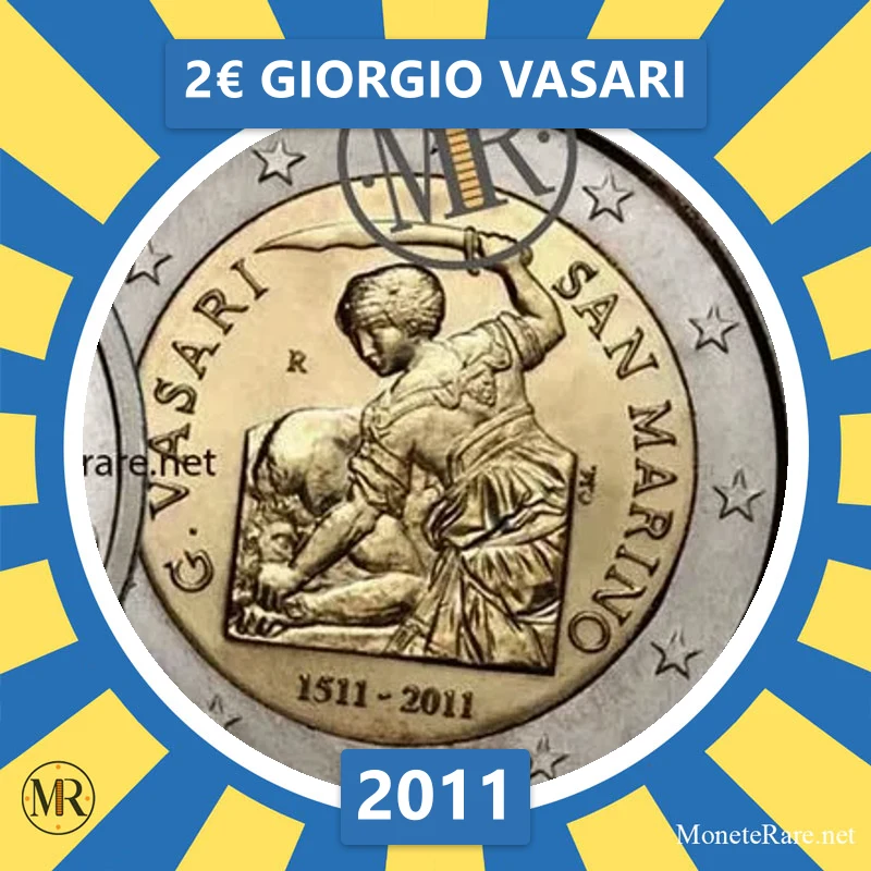 Estland 2€ Giorgio Vasari 2011 (Münzfoto)