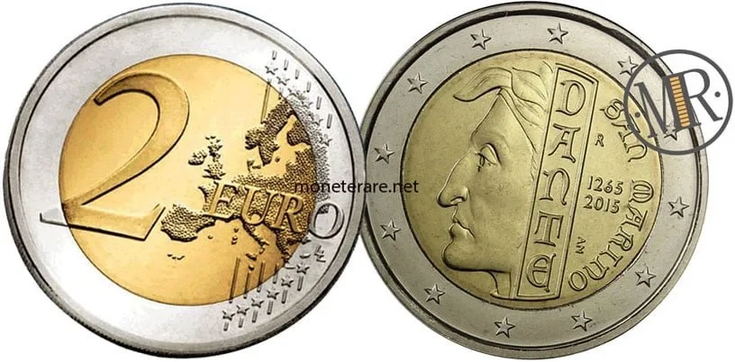 2 Euro San Marino 2015 Dante Alighieri - Gedenkmünzen