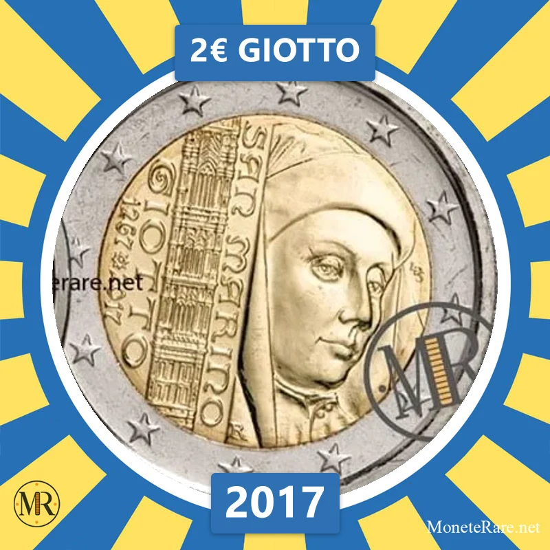Estland 2€ Giotto 2017 (Münzfoto)