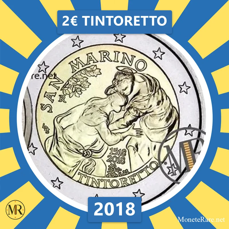 Estland 2€ Tintoretto 2018 (Münzfoto)
