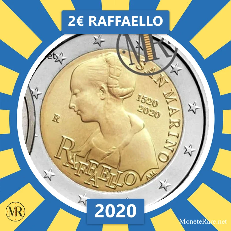 Estland 2€ Raffaello 2020 (Münzfoto)