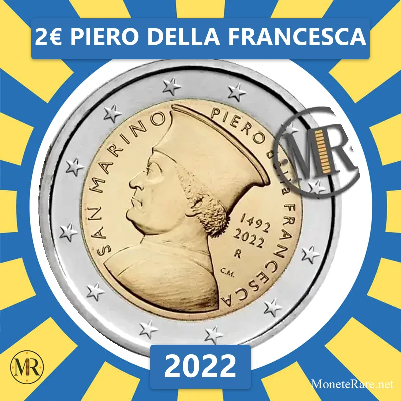 Estland 2€ Piero della Francesca 2022 (Münzfoto)
