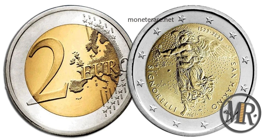 2 Euro Gedenkmünzen San Marino 2023 Luca Signorelli