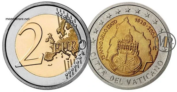 2-Euro-Gedenkmünze Vatikan 2004