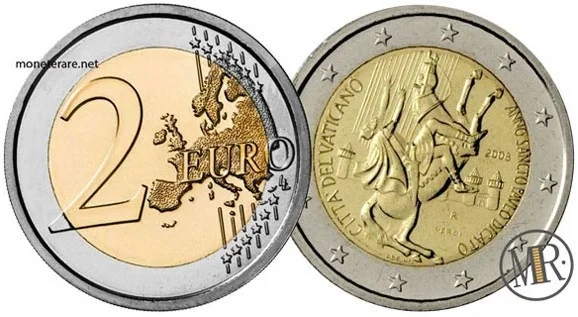 2-Euro-Gedenkmünze Vatikan 2008 San Paolo