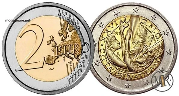 2-Euro-Gedenkmünze Vatikan 2011