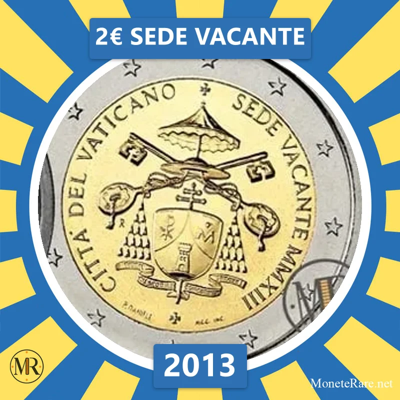 Vatikan 2€ Sede Vacante 2013 (Münzfoto)