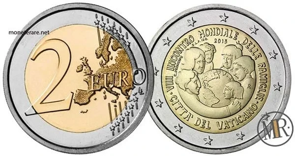 2-Euro-Gedenkmünze Vatikan 2015 VIII. Weltfamilientreffen