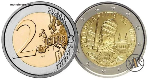 2-Euro-Gedenkmünze Vatikan 2019