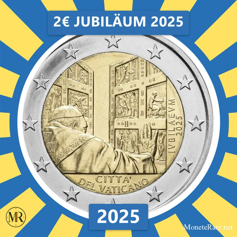 Vatikan 2€ Jubiläum 2025 2025 (Münzfoto)