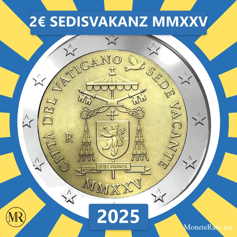 Vatikan 2€ Sedisvakanz MMXXV 2025 (Münzfoto)