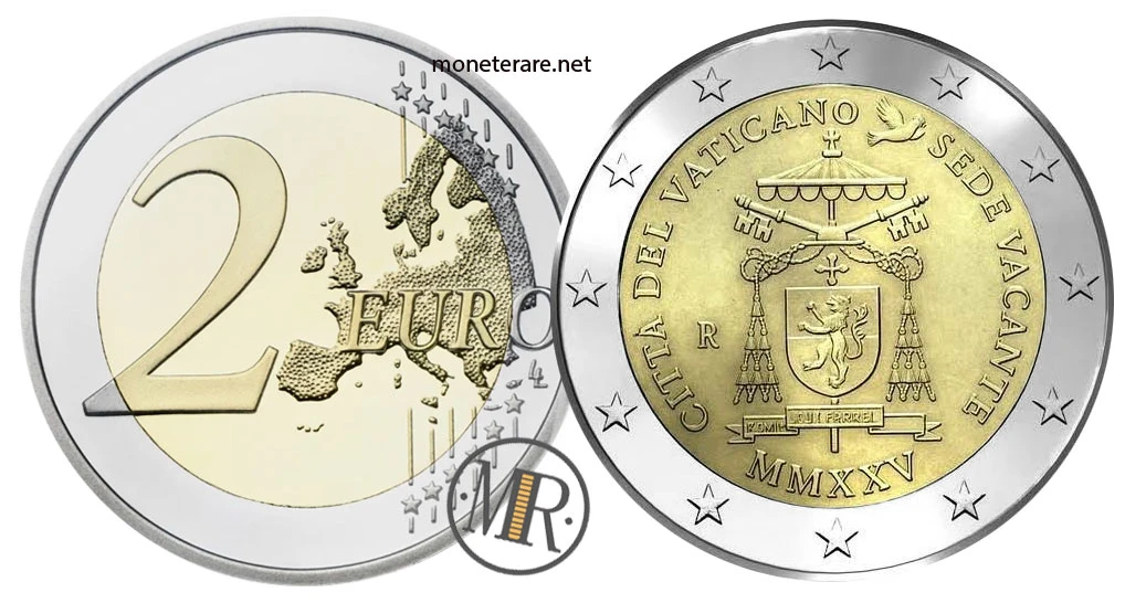 Vatikan 2-Euro-Gedenkmünze 2025 – Sede vacante MMXXV