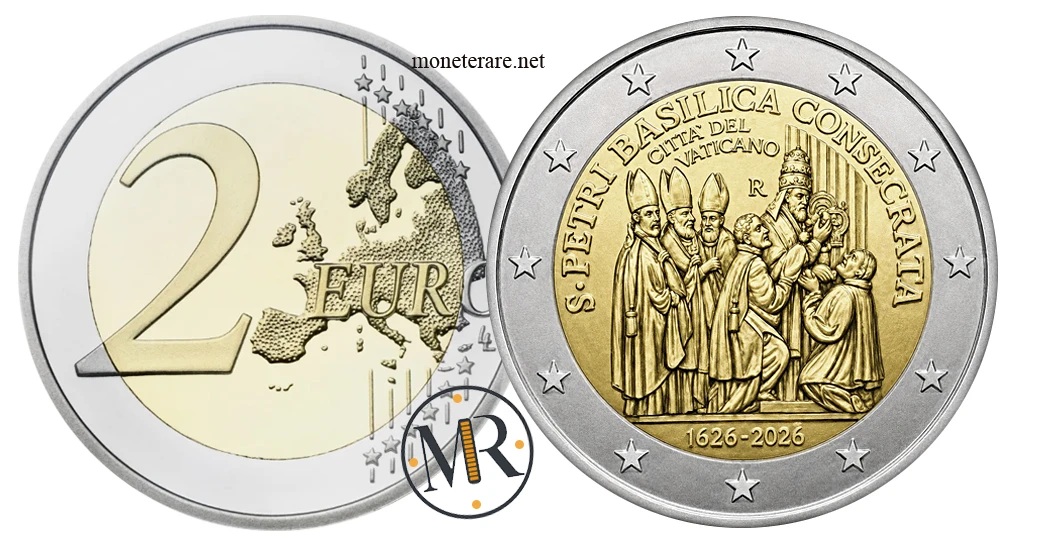 Vatikan 2-Euro-Gedenkmünze 2026 – Petersdom