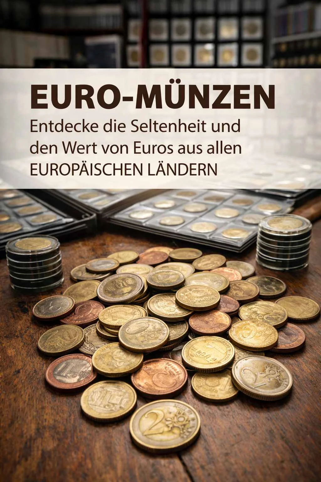 Euro-Münzen werden in allen Ländern der Eurozone 
