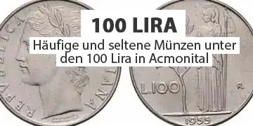 italienische 100 Lire munze