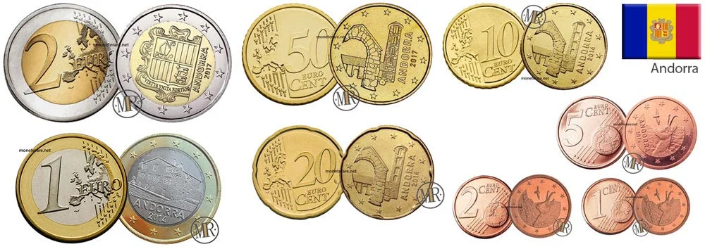 Euro Andorra Euro-Sammlung