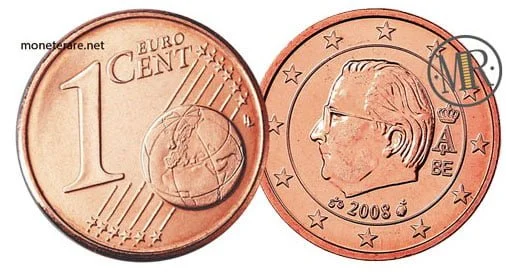 1 Cent Euro Belgien Zweite Serie 2008 2013