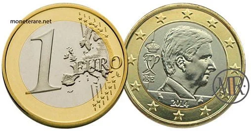 1 Euro Euro Belgien Vierte Serie