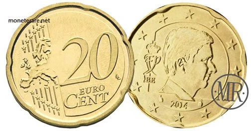 20 Centesimi Euro Belgien Vierte Serie 2014