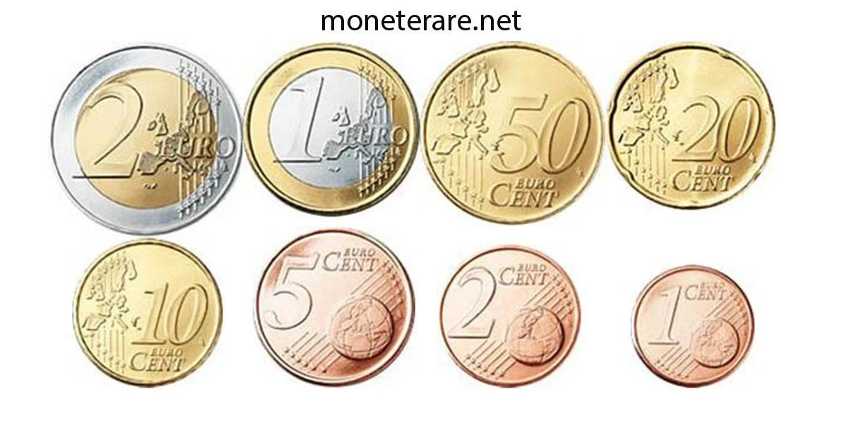 eurocollezione: die Stückelungen der Münzen der