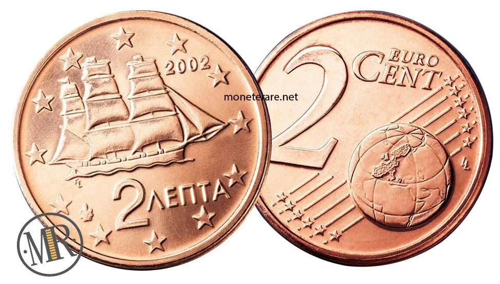 2 centesimi von euro griechenland