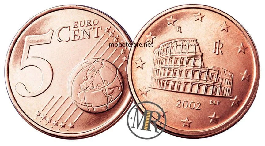 5 Cent Euro Italien mit dem Kolosseum