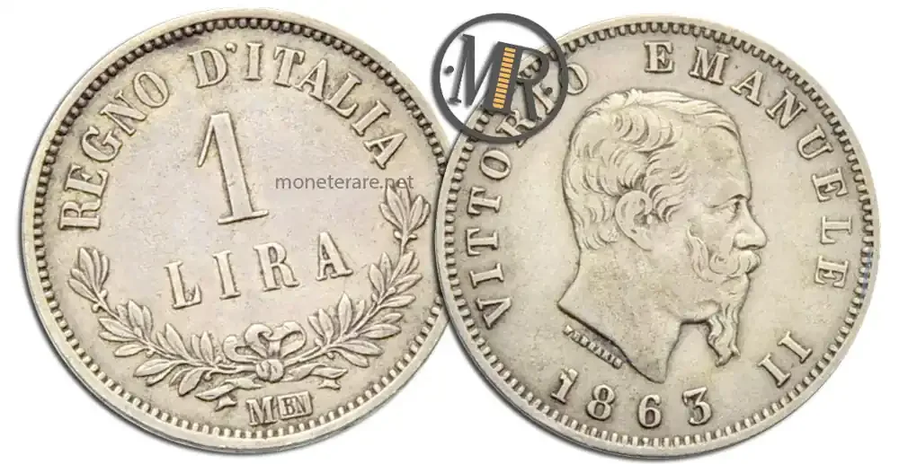 1 Lira Vittorio Emanuele II Wert