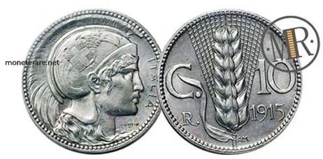 Projekt B für 10 Centesimi 1915
