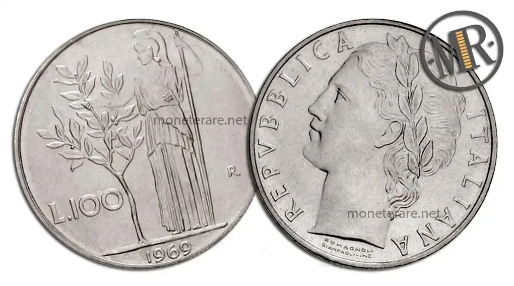100 lire minerva valore