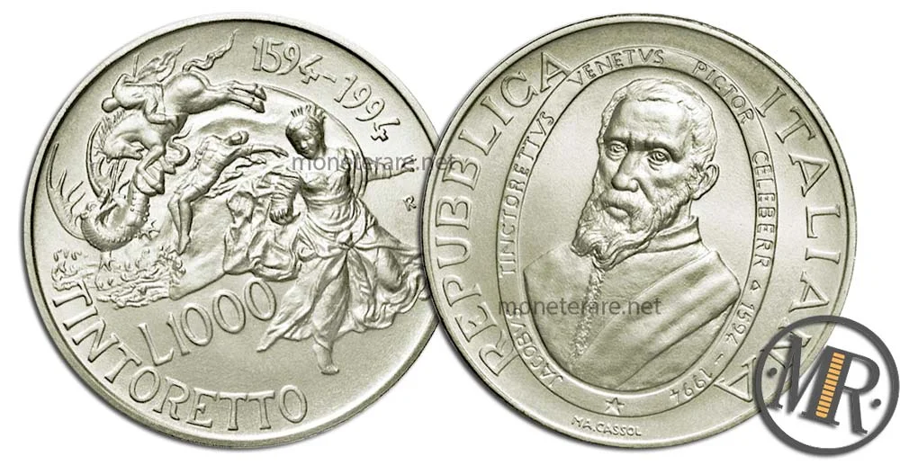 1000 Lire 1994 Jacopo Tintoretto