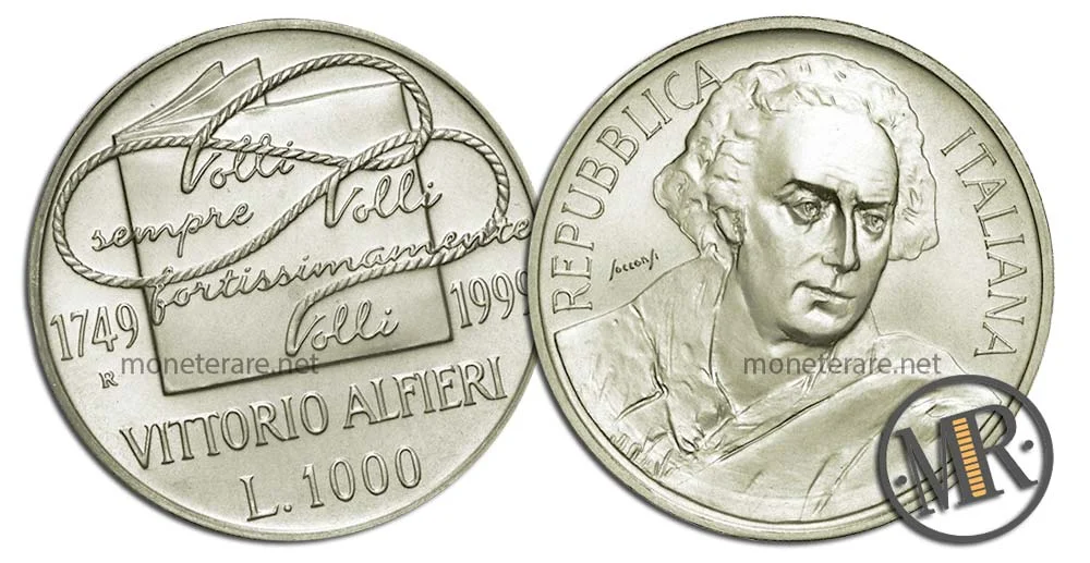 1000 Lire 1999 Vittorio Alfieri