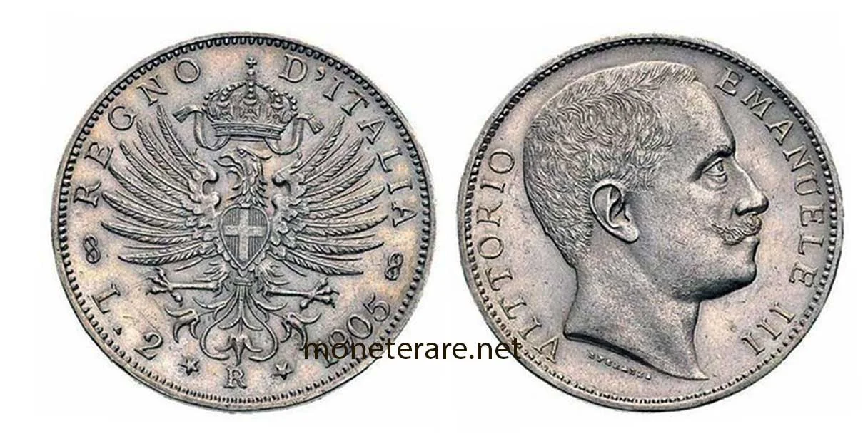 2 Lire Vittorio Emanuele III