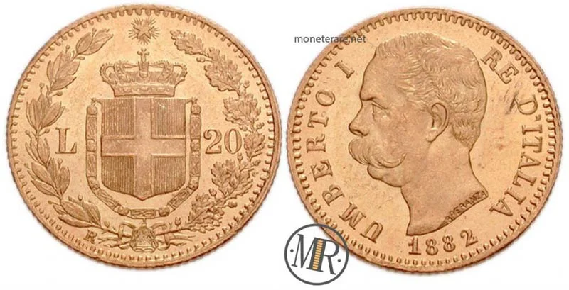 20 Lire Umberto I
