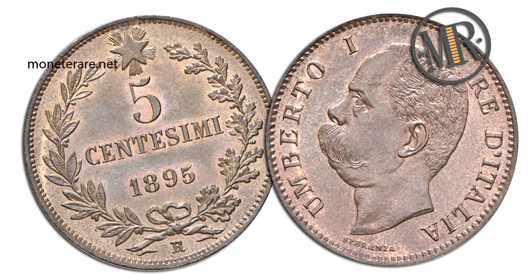 5 Centesimi Umberto I - Wert der seltenen Münze