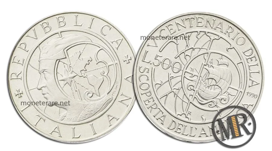 500 Lire Entdeckung Amerikas INSTRUMENTE