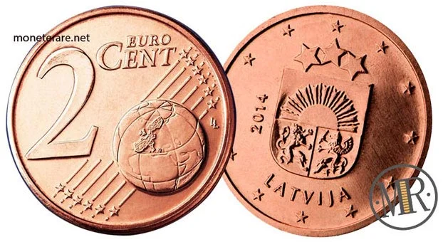 2 Euro-Cent Lettland