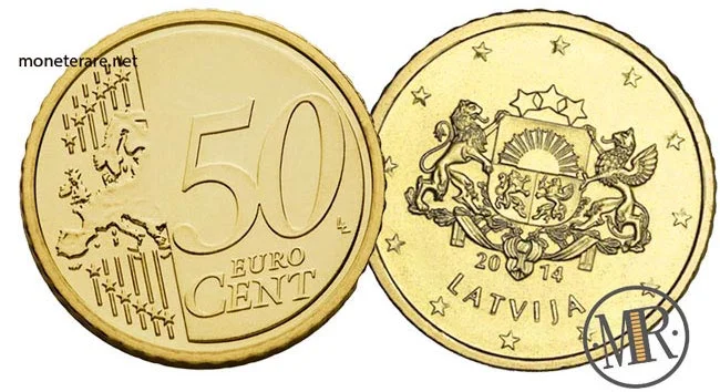 50 Cent Euro Lettland