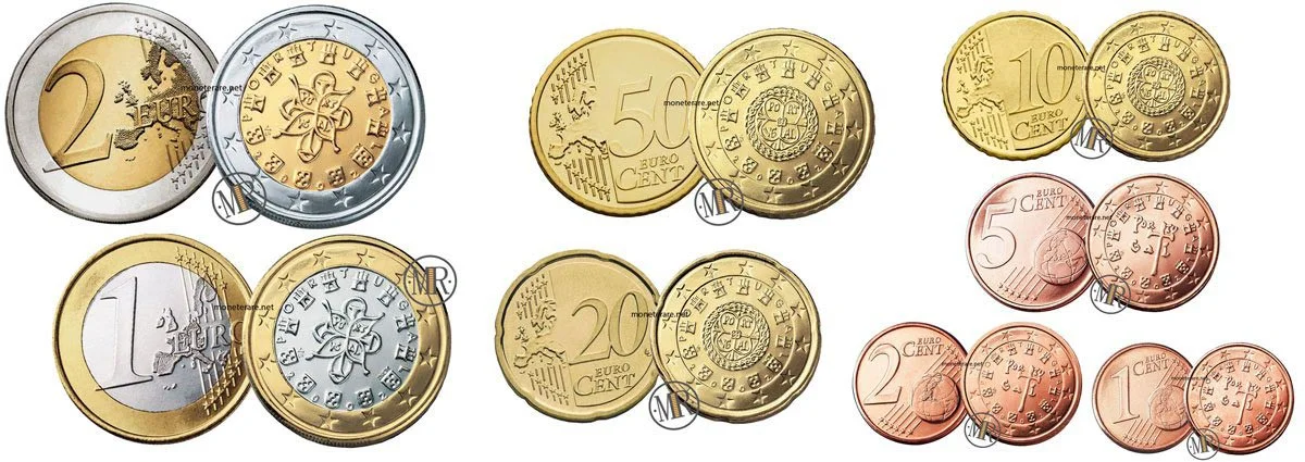 Euro-Münzen aus Portugal